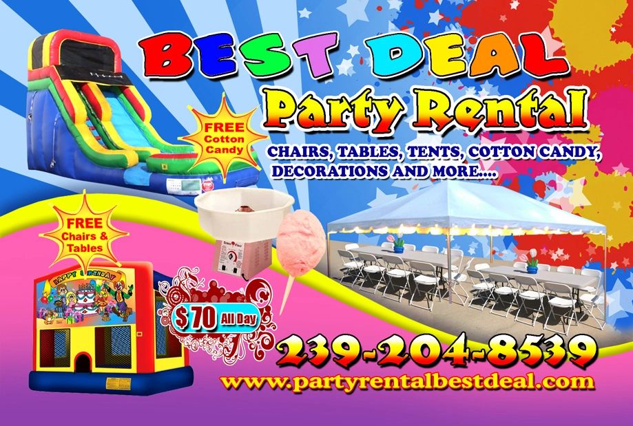 travel town party rental rates